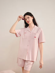 Women's Casual Cherry Pajama Set