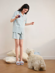 Women's Casual Cherry Pajama Set