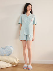Women's Casual Cherry Pajama Set