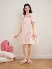 Women's Sweet Square-Neck Sleep Dress
