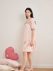 Women's Sweet Square-Neck Sleep Dress