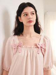 Women's Sweet Square-Neck Sleep Dress