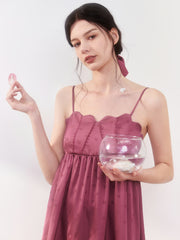 Women's Iridescent Shell Camisole Loungewear Set