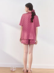 Women's Iridescent Shell Camisole Loungewear Set