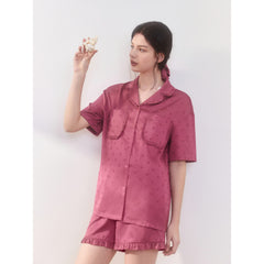 Women's Iridescent Shell Camisole Loungewear Set