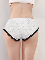 Women's Cute Breathable Polka-Dot Briefs 3-Pack
