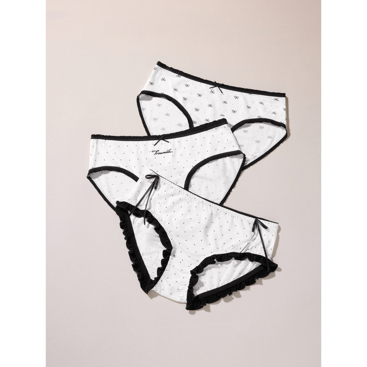Women's Cute Breathable Polka-Dot Briefs 3-Pack