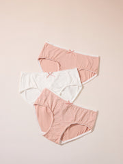 Women's Antibacterial Breathable Lifting Briefs 3-Pack