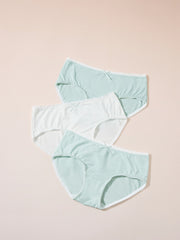 Women's Antibacterial Breathable Lifting Briefs 3-Pack