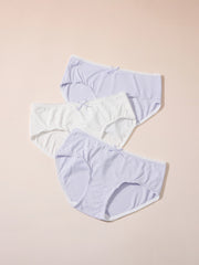 Women's Antibacterial Breathable Lifting Briefs 3-Pack