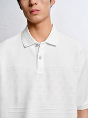 Men's Cooling Jacquard Polo Shirt