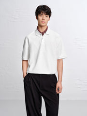 Men's Cooling Jacquard Polo Shirt