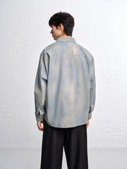 Men's Loose-Fit Gradient Print Shirt