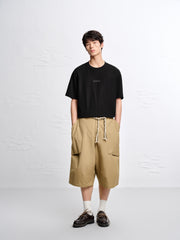 Men's Casual Loose Straight Mid-Length Pants