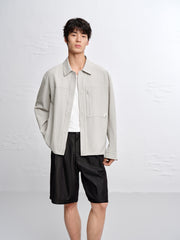 Men's Textured Seersucker Jacket