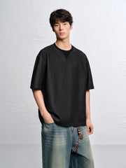 Men's Drop-Shoulder Layered-Look T-Shirt