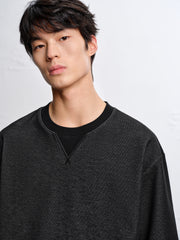 Men's Drop-Shoulder Layered-Look T-Shirt