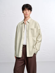 Men's Loose-Fit Shirt with Back Print
