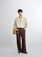 Men's Loose-Fit Shirt with Back Print
