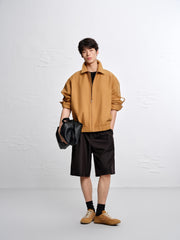Men's Allover Textured Jacquard Knit T-Shirt