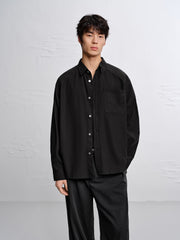 Men's Lyocell-Blend Long-Sleeve Shirt