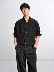 Men's Lyocell-Blend Long-Sleeve Shirt