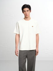 Men's Solid Embroidered T-Shirt