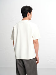 Men's Solid Embroidered T-Shirt