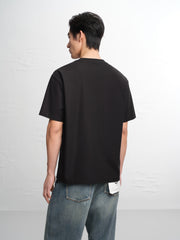 Men's Solid Embroidered T-Shirt