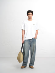 Men's Cotton-Blend T-Shirt with Graphic Embroidery