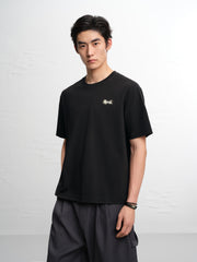 Men's Cotton-Blend T-Shirt with Graphic Embroidery