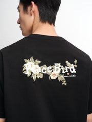 Men's Cotton-Blend T-Shirt with Graphic Embroidery