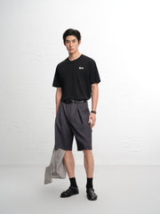 Men's Cotton-Blend T-Shirt with Graphic Embroidery