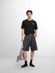Men's Cotton-Blend T-Shirt with Graphic Embroidery