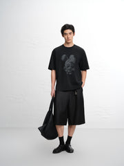 Men's Tencel-Blend Shirt with Embroidery