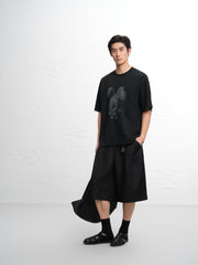 Men's Tencel-Blend Shirt with Embroidery