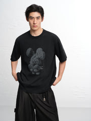 Men's Tencel-Blend Shirt with Embroidery