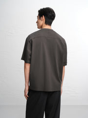 Men's Loose-Fit Contrast Stripe T-Shirt