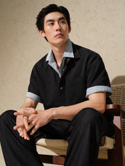 Men's Loose-Fit Textured Shirt