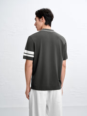 Men's Old Money Striped Polo Shirt