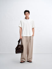 Men's Cotton Graphic T-Shirt with Embroidery