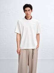 Men's Cotton Graphic T-Shirt with Embroidery