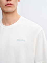Men's Cotton Graphic T-Shirt with Embroidery