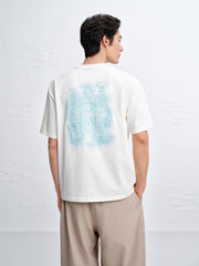 Men's Cotton Graphic T-Shirt with Embroidery