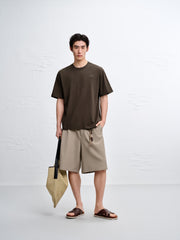 Men's Cotton Graphic T-Shirt with Embroidery