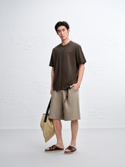 Men's Cotton Graphic T-Shirt with Embroidery