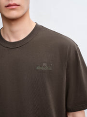 Men's Cotton Graphic T-Shirt with Embroidery