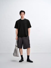 Men's Cotton Graphic T-Shirt with Embroidery