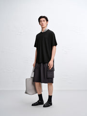 Men's Cotton Graphic T-Shirt with Embroidery