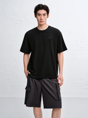 Men's Cotton Graphic T-Shirt with Embroidery
